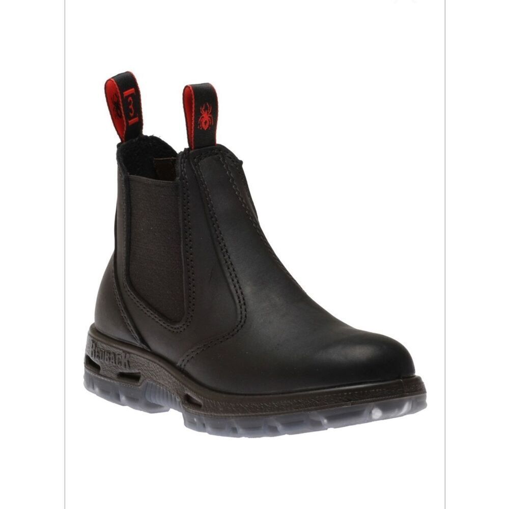 Redback Boots Australia Bobcat Black Leather Chelsea Boots